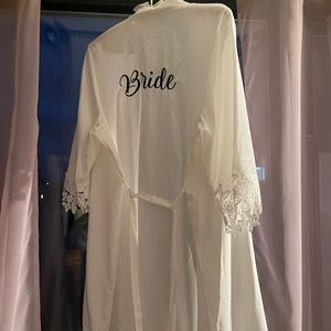 Le Rose bride robe (never worn).